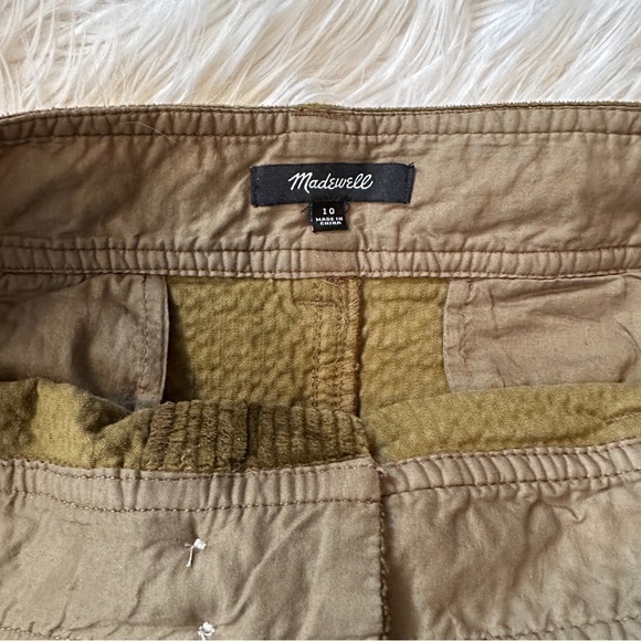 Madewell Green Corduroy mini skirt with front pockets. EUC Y2K size 10 - Picture 8 of 8